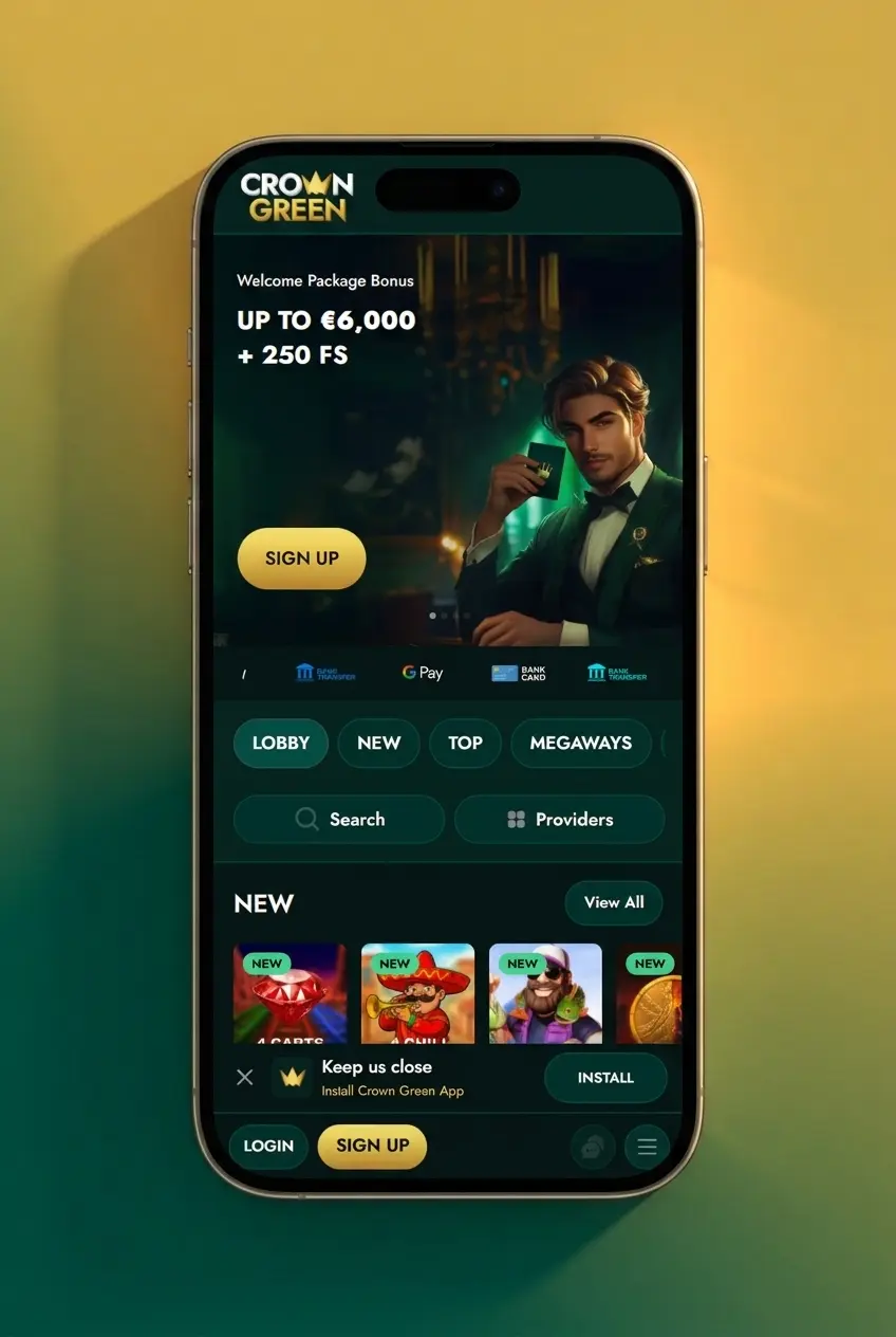 Crowngreen basketball betting app on mobile showing NBA NBL and FIBA markets with live in-play odds for iOS and Android