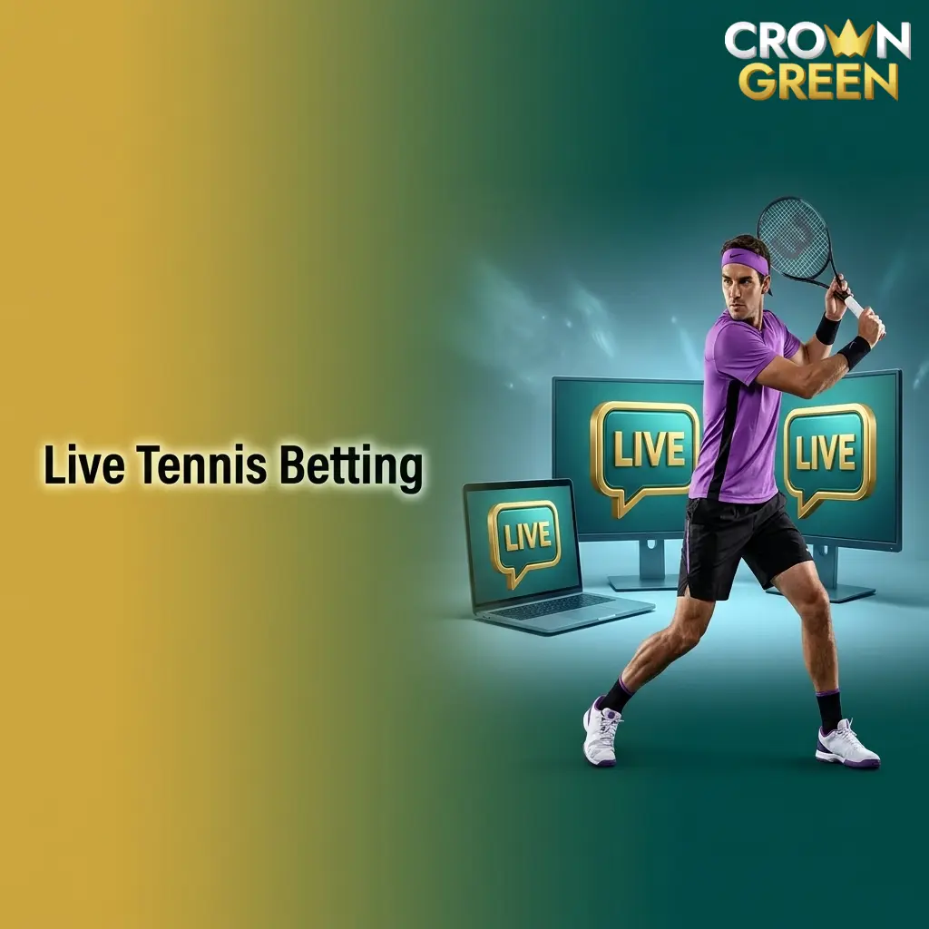 Live tennis betting interface showing in-play odds, match stats, and cash-out options on a sportsbook platform