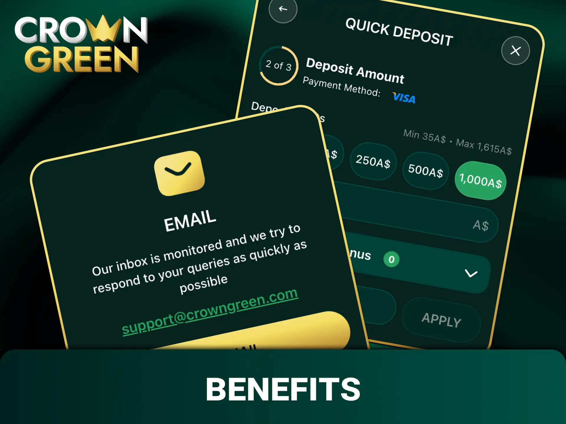 Discover live casino benefits for Australian users on Crowngreen slot.