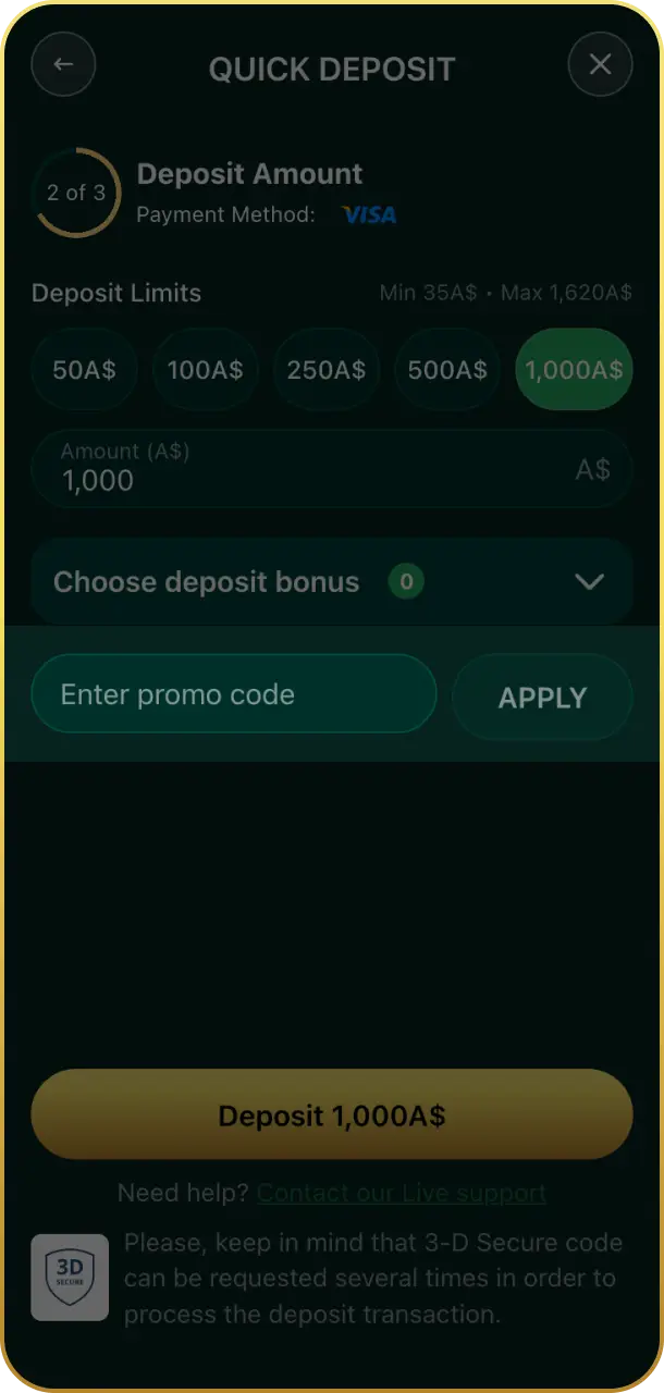 Enter a promo code during sign-up on Crowngreen registration.
