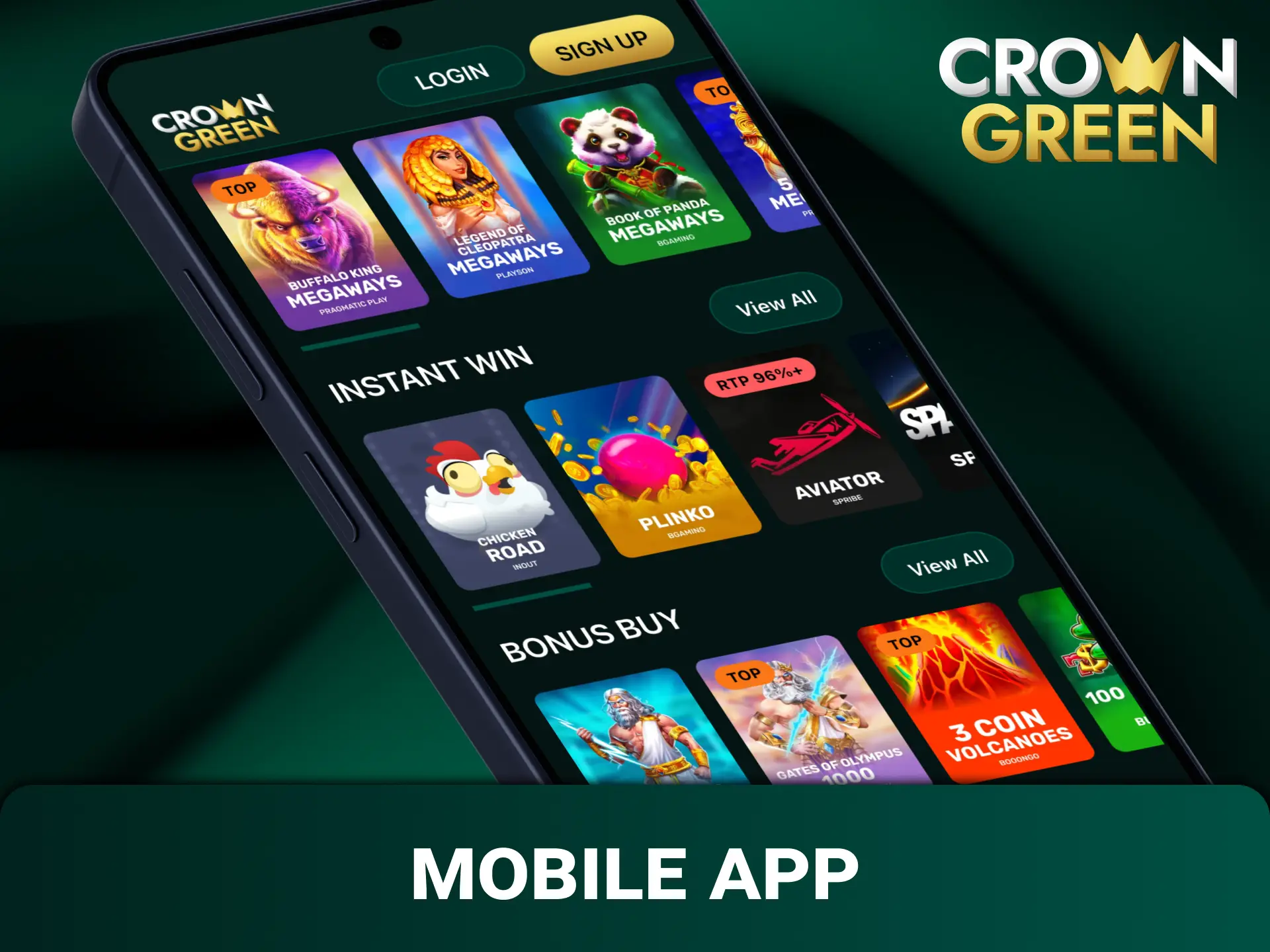 Enjoy smooth mobile pokie gameplay anywhere using Crowngreen slots.